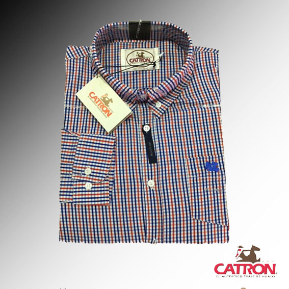 Camisa azul roja | Ropa de Huaso | CATRON El auténtico traje de huaso,  Despacho a Chile y al Extranjero.