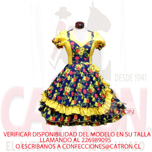 Vestidos de niña Talla 16. | Vestidos Y Falsos | CATRON El auténtico traje  de huaso, Despacho a Chile y al Extranjero.