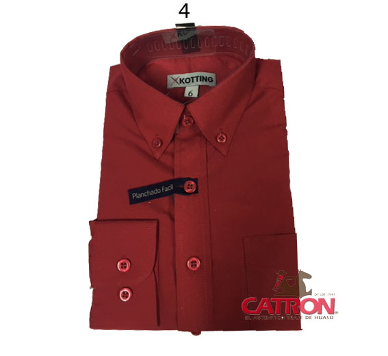 Camisas niño T2/10 | Ropa de Huaso | CATRON El auténtico traje de huaso,  Despacho a Chile y al Extranjero.