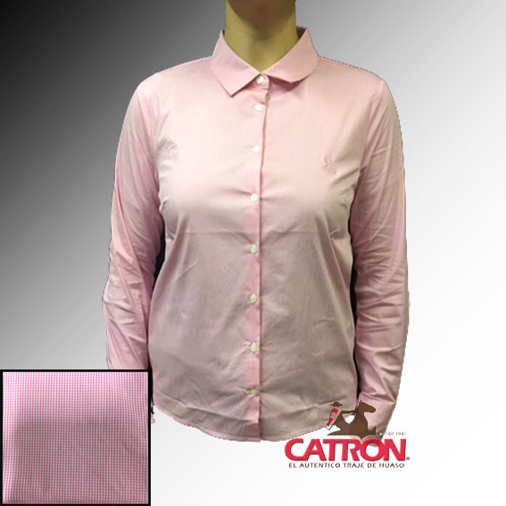 Blusa corralera cuadrille rosada | Ropa de Dama | CATRON El auténtico traje  de huaso, Despacho a Chile y al Extranjero.