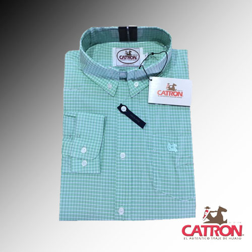 Camisa Verde | Ropa de Huaso | CATRON El auténtico traje de huaso, Despacho  a Chile y al Extranjero.